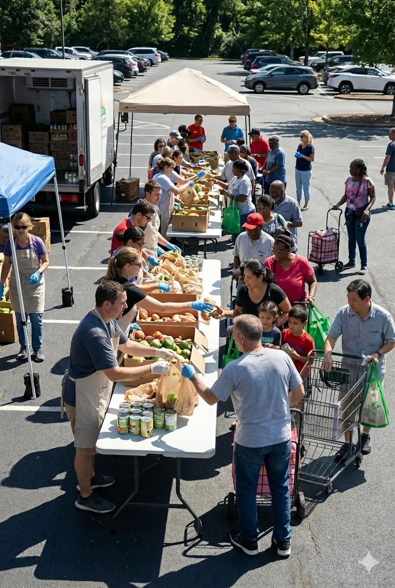 Foodbank volunteers